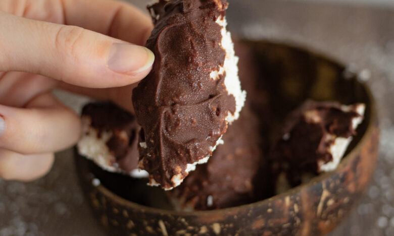 Vegane Bounty glutenfrei lecker einfach rezept