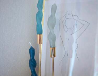 twisted candles gedrehte kerzen diy