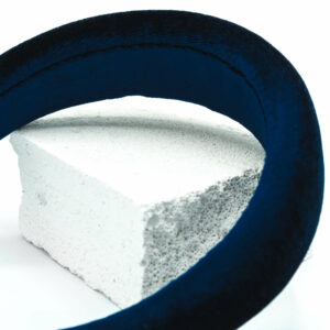 Haarreif Samt Dunkelblau