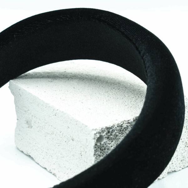 Haarreif Samt Schwarz